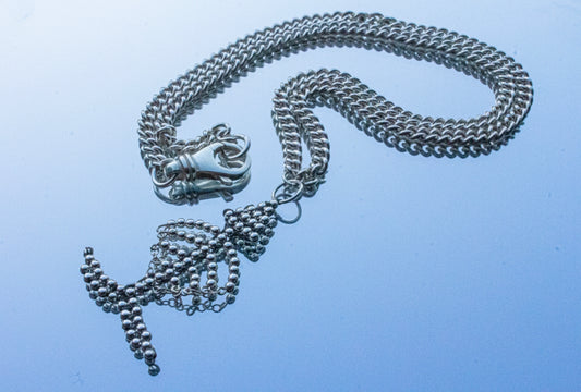 925 Long Fishbone Necklace