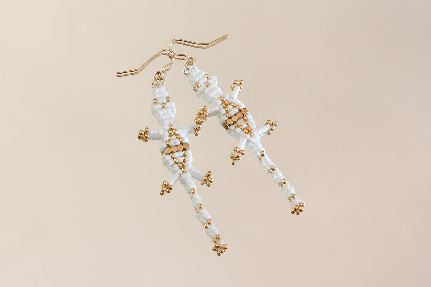 White + Gold Lizards