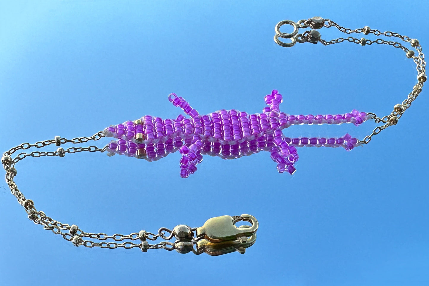 The Purple Gecko Bracelet