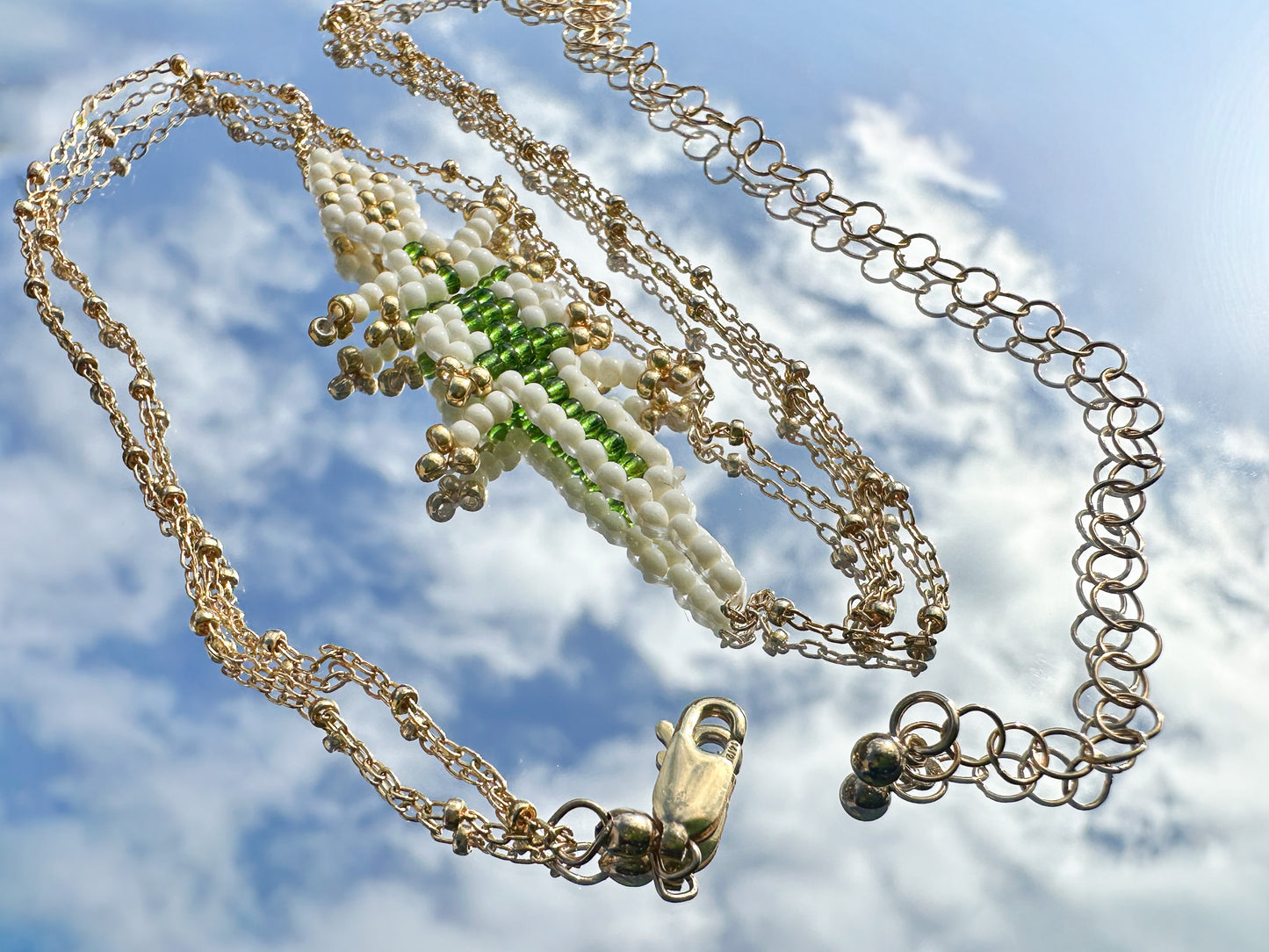 The Pregnant Lizard Necklace