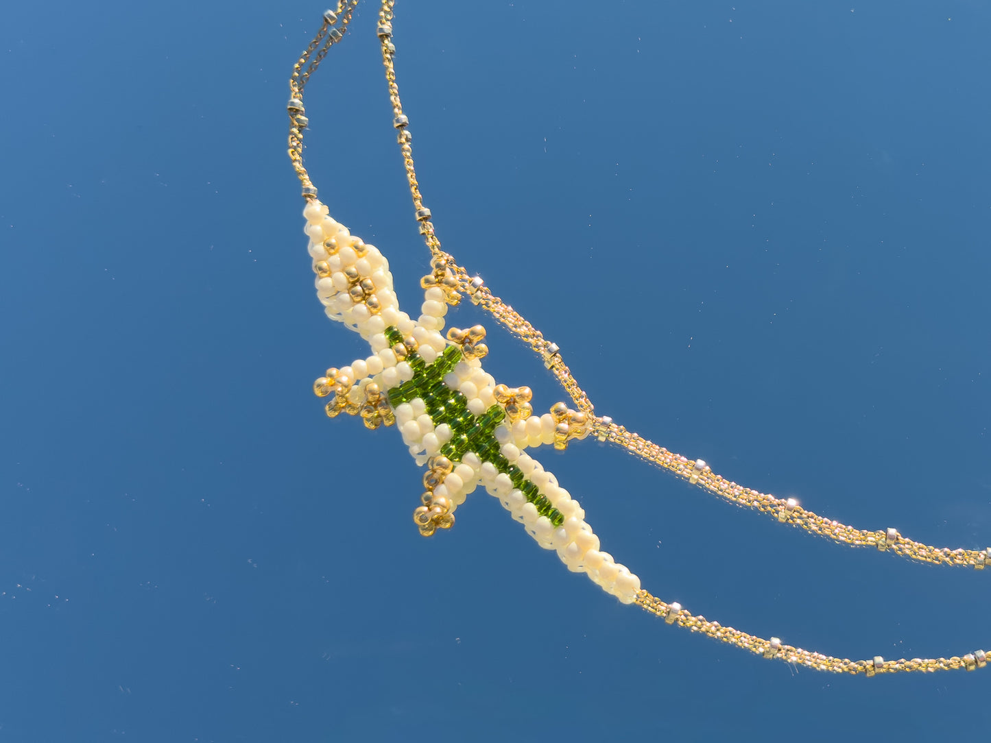 The Pregnant Lizard Necklace