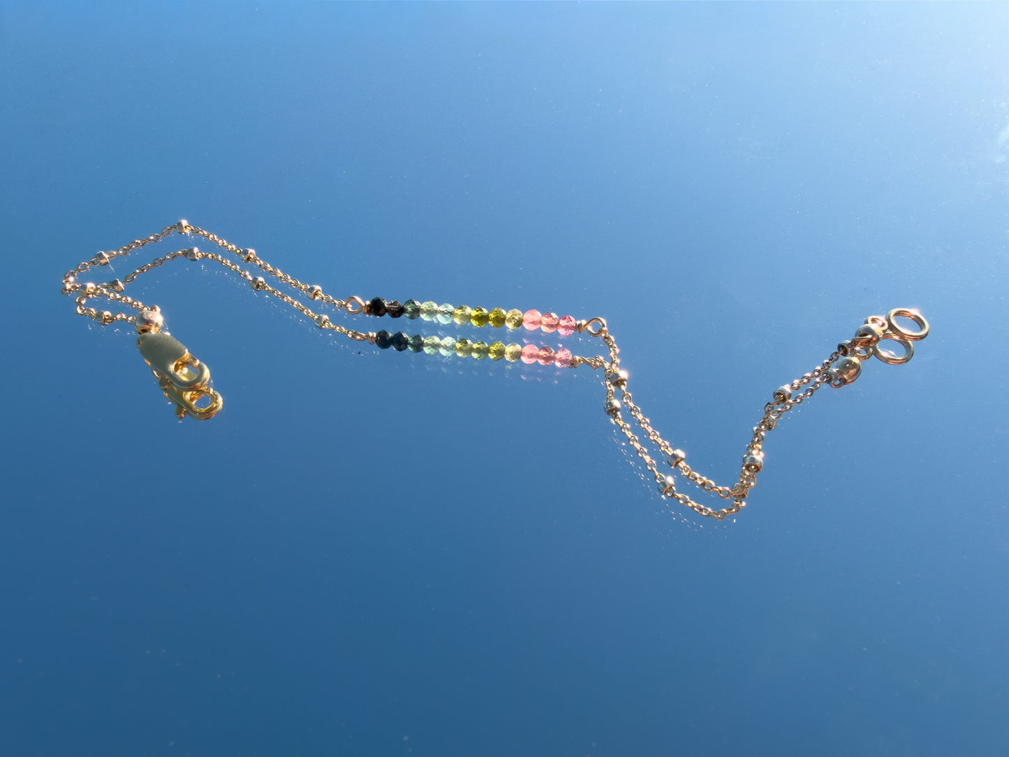 The Watermelon Tourmaline Bracelet