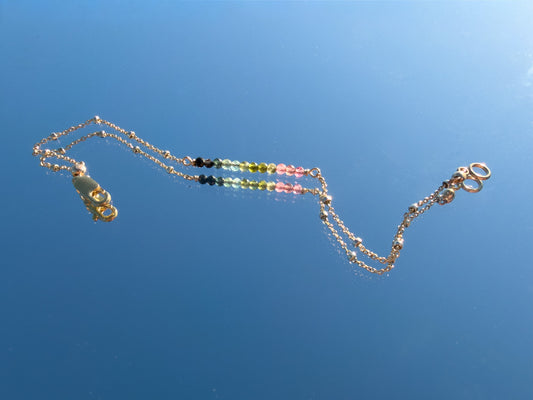 The Watermelon Tourmaline Bracelet